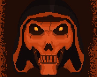 Diablo 2 &#39;Wanderer&#39; Pixel Art