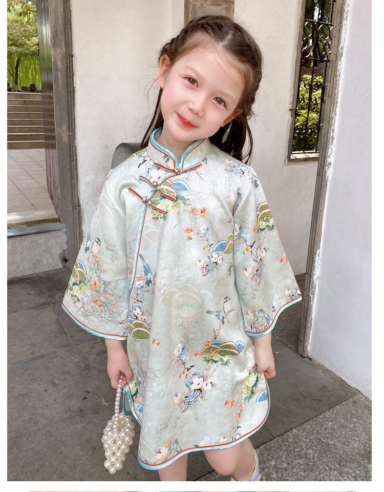 Green Chinese Dress - Etsy Green Chinese Dress - Etsy