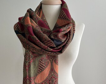 TWO COLOR pashmina shawl, Woman Shawl, bridal accessories, pashmina scarf, Bridesmaid Gift, Bridal Wrap, Wedding Favor,Wedding shawl
