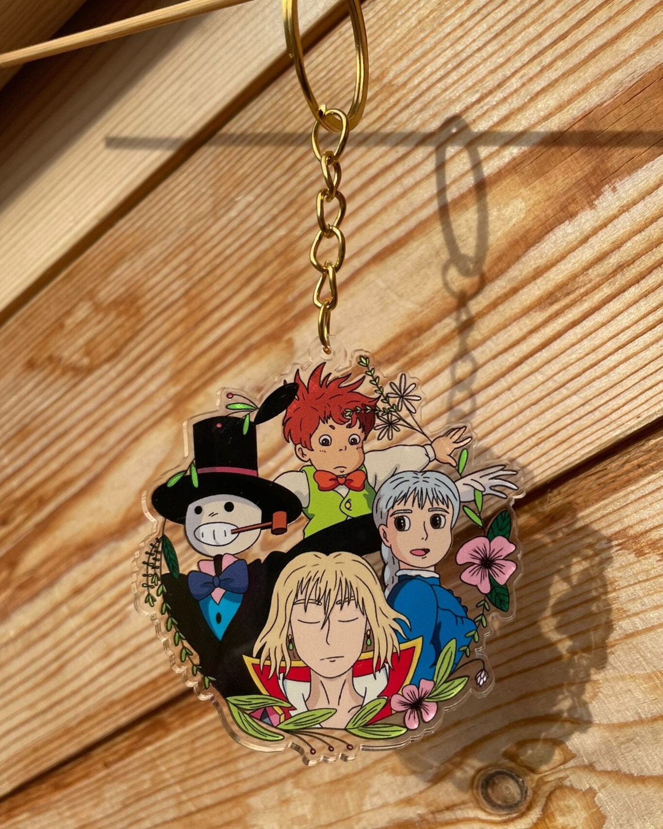Howl's Moving Castle Keychain
