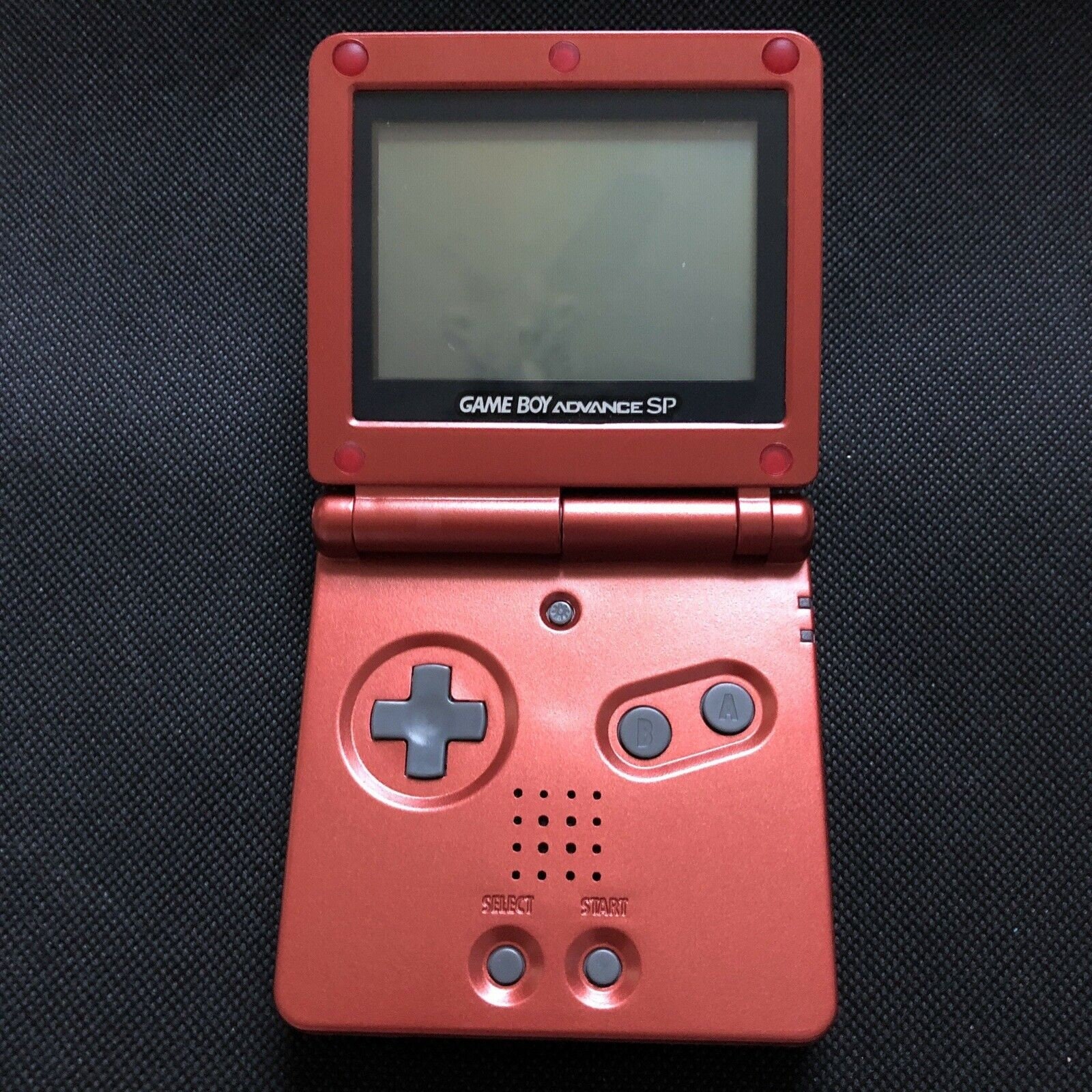 Nintendo Gameboy Advance SP Flame Red AGS-001 Refurbished +