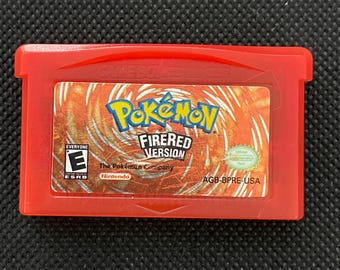 Pokemon Fire Red Version for Nintendo Gameboy Advance - Authentic