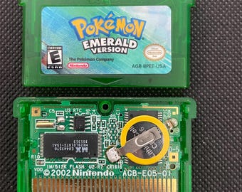 Pokemon Emerald for Nintendo Gameboy Advance - Authentic - New battery + New Label