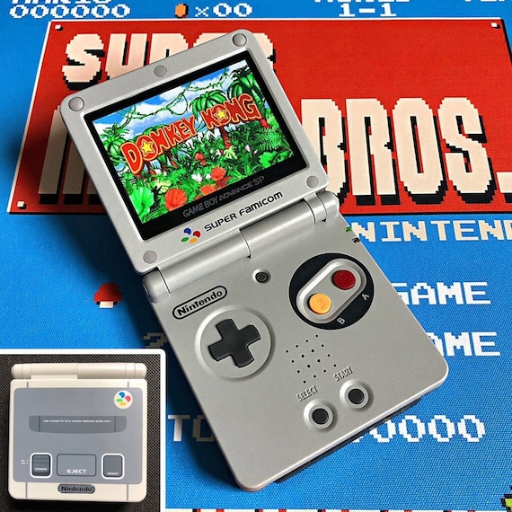 Console Nintendo Gameboy Advance SP Super Famicom SNES Edition
