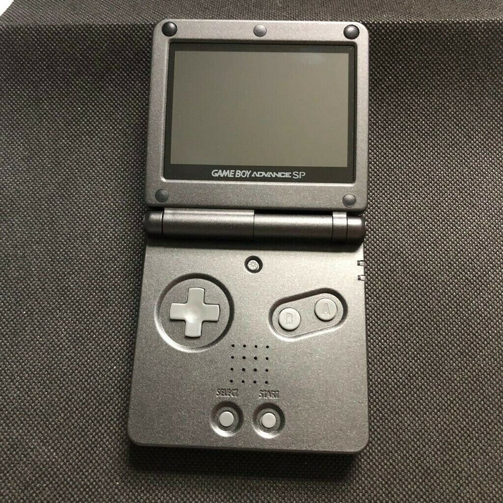 Onyx Black Gameboy Advance SP System Used