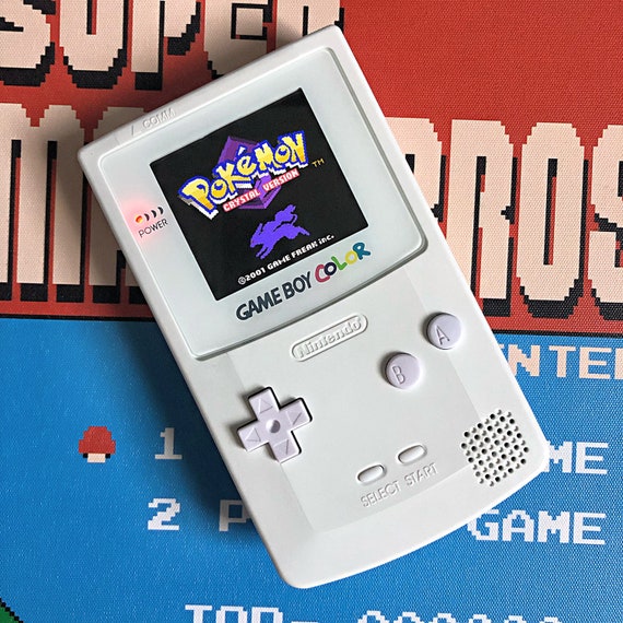 Buy Console Nintendo Gameboy Color Full White With IPS V2 Backlit Screen  Online in India 