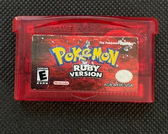 Pokemon Ruby for Nintendo Gameboy Advance - Authentic - New battery