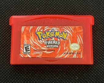 Pokemon Fire Red Version for Nintendo Gameboy Advance - Authentic