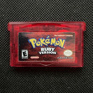Pokémon Ruby till Nintendo Gameboy Advance - Äkta - Nytt batteri