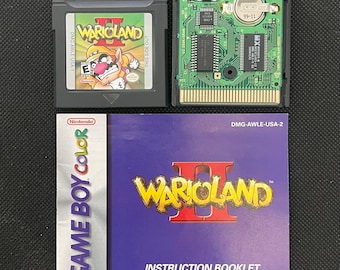 Wario Land II 2 for Nintendo Gameboy Color + Instruction Manual