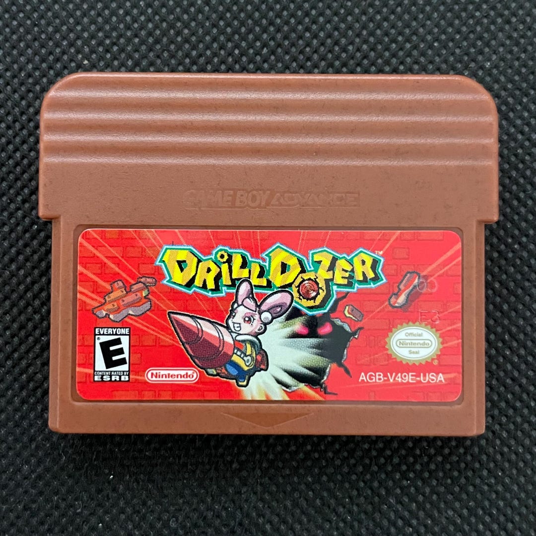 Gba Intec Rumble Drill Dozer for Nintendo Gameboy Advance - New Rumble - Etsy