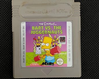 The Simpsons Bart Vs The Juggernauts for Nintendo Gameboy