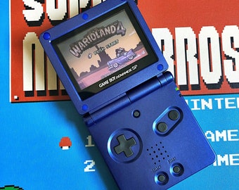 Nintendo Gameboy Advance SP Cobalt Blue AGS 001 Refurbished