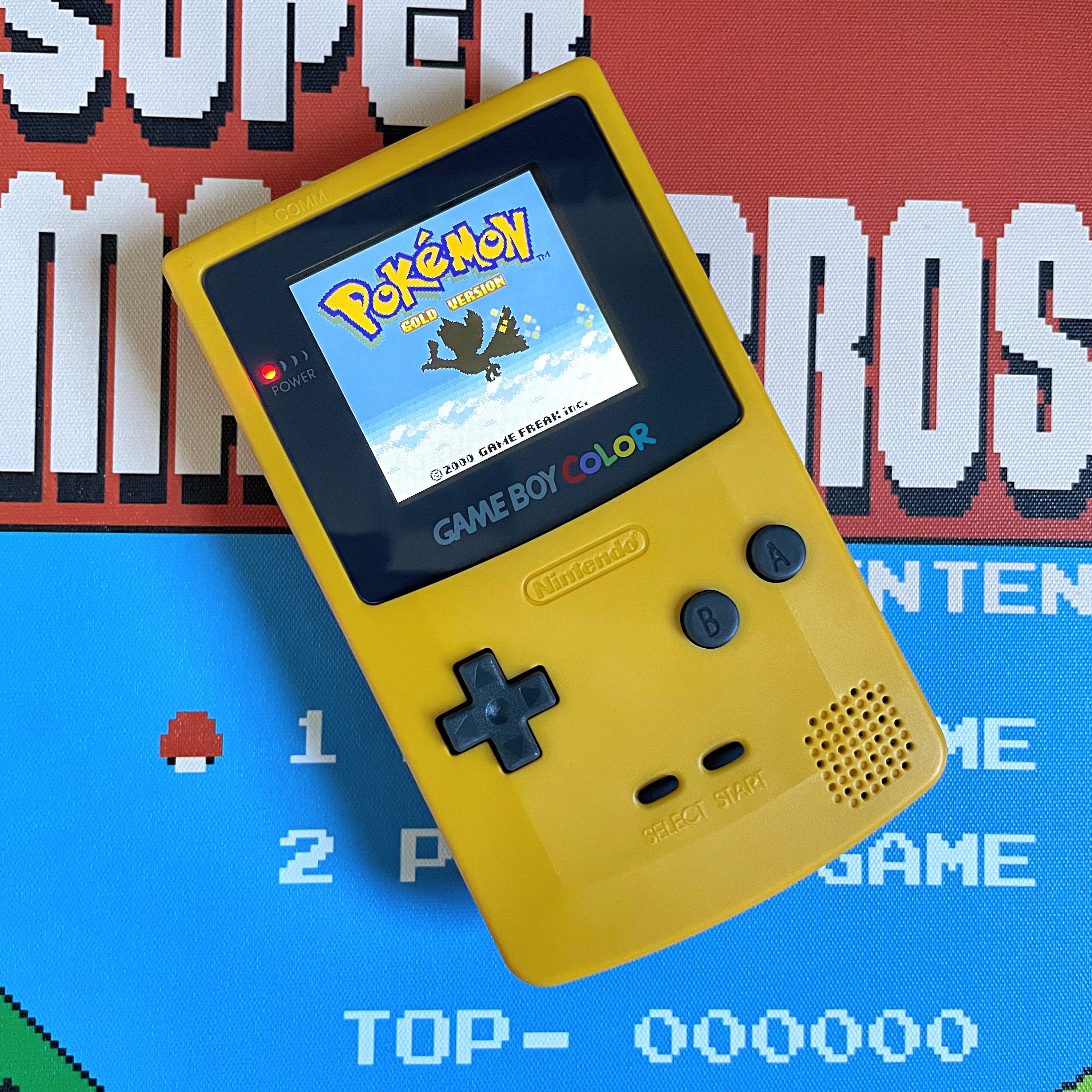 Nintendo Gameboy Advance IPS v2 Pokemon Yellow Edition