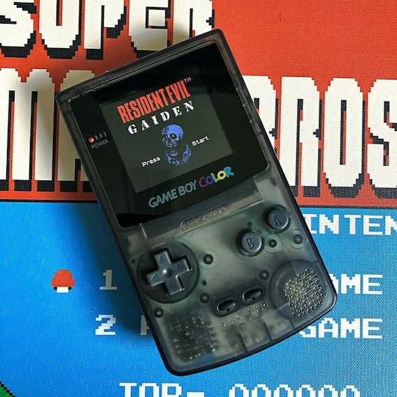 コンソール ゲームボーイカラー クリアブラック IPS V2 バック