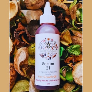 Serum 21 Hair Growth Oil: Rosemary, Nettle Leaf & Horsetail