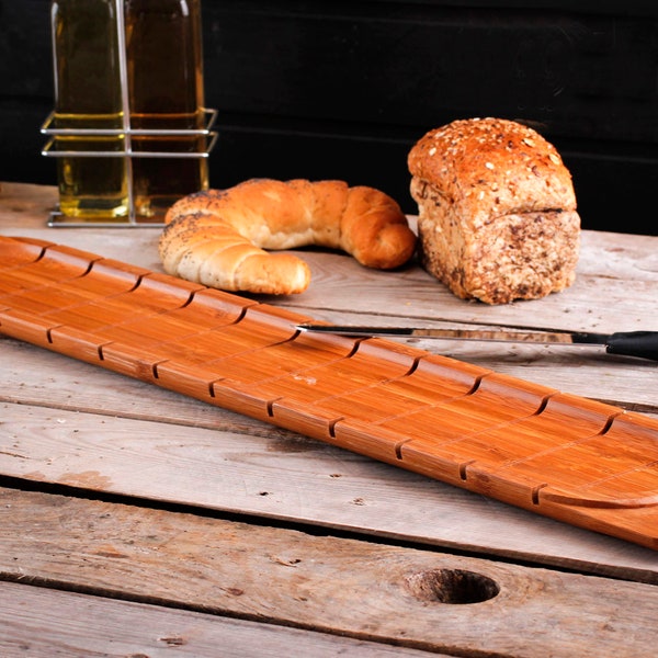 Planche à découper pour Baguette en Bambou, Planche à Pain, pour la Cuisine, naturelle et tendance, moulle baguette