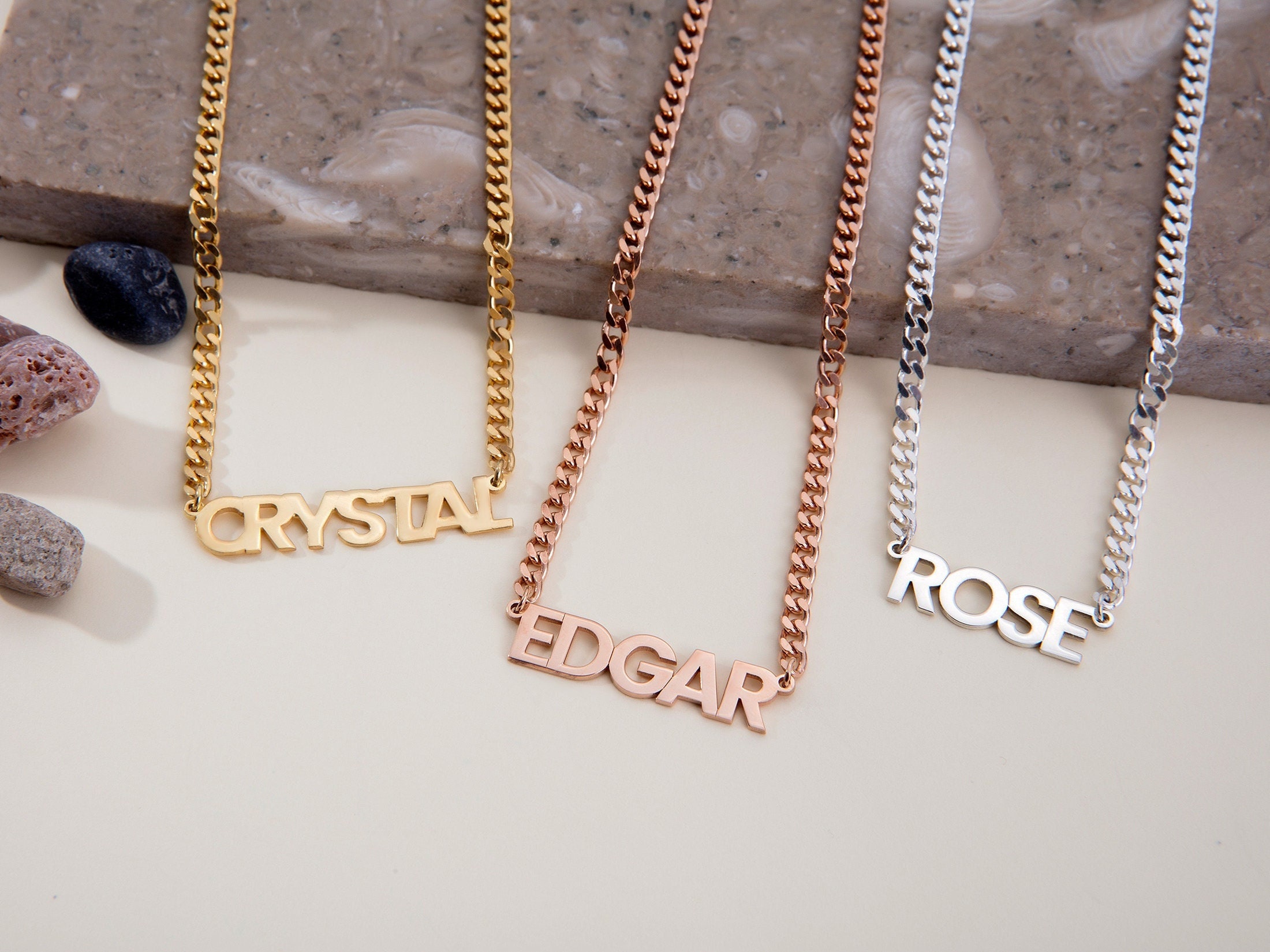 Sterling Silver Name Necklaces Name 