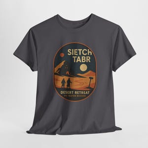 Dune T-Shirt, Unisex Heavy Cotton Sietch Tabr Tee Shirt, Desert Planet Tee, Arrakis Graphic Shirt, Sandworm Tee,