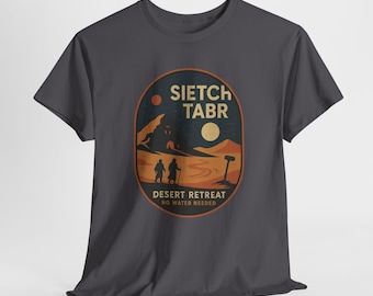 Dune T-Shirt, Unisex Heavy Cotton Sietch Tabr Tee Shirt, Desert Planet, Arrakis Graphic Shirt