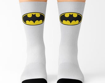 Batman Socks, Gift for DC Fans, Unisex DC Super Soft, Regular Fit