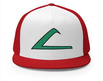 サトシ・ケッチャム メッシュキャップ | ポケモン 刺繍帽子 | コスプレ