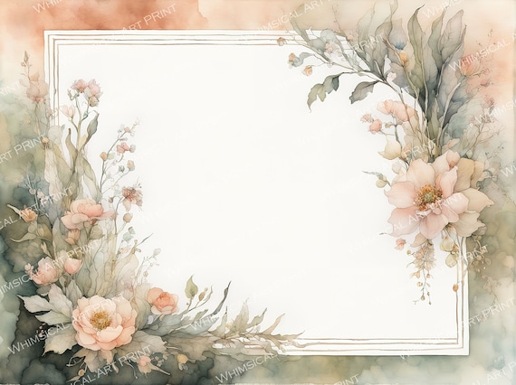 Confezione 24 Fogli Carta Per Scrapbooking 15x15 Cm – Motivi Floreali Rosa Acquerello, Decoupage, Biglietti E Decorazioni Primaverili