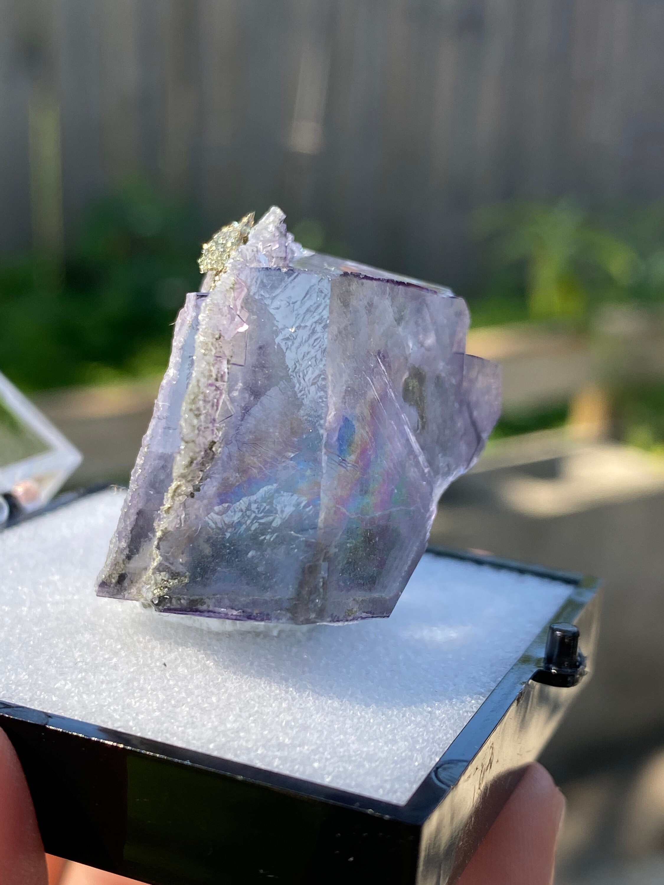 ヤオガンシアン蛍石入りクォーツ ヤオガンシアン蛍石入りクォーツ