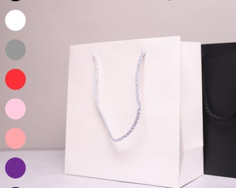 Elevate Your Gifting with Exquisite, Luxurious Ribboned Gift Bags in 8 Stunning Colours, Special Occasion Gift Bag, Birthday, Anniversary