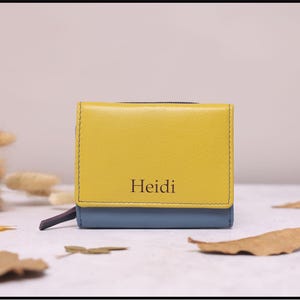 パーソナライズされた女性用財布、カードホルダー付き女性用革財布、母の日、パーソナライズされた女性用本革財布、彼女へのギフト