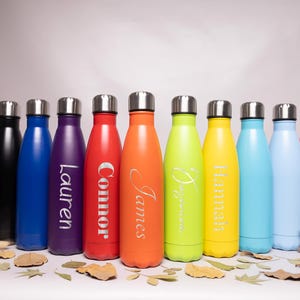 Personalised Water Bottle Sports Bottle, Gym Personalized Water Bottles, Name Water Bottle, Insulated Water Bottle, Sports Water Bottle