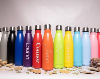 Personalised Water Bottle Sports Bottle, Gym Personalized Water Bottles, Name Water Bottle, Insulated Water Bottle, Sports Water Bottle