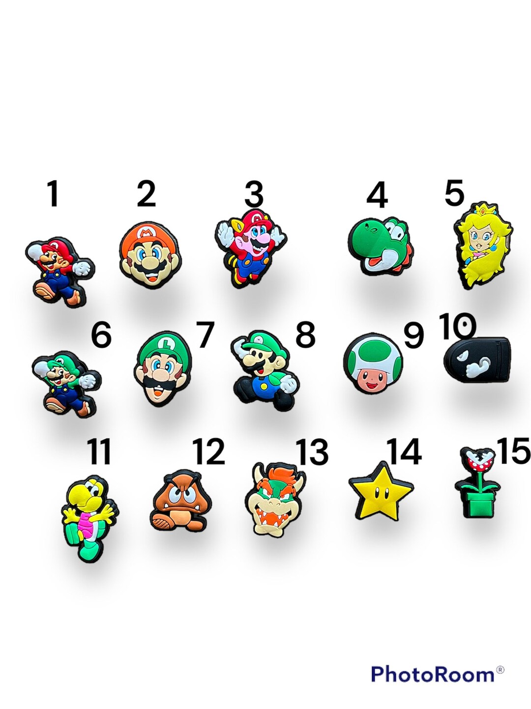 Gaming Croc Charms Video Game Charms Plumber Croc Charms Etsy