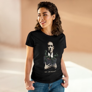 H.P. Lovecraft Tribute - Women&#39;s Cotton Tee