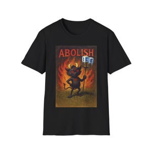 Abolish Ice Unisex T-Shirt, Anti-Ice Demon Tee, Protest Tee, Activist Shirt, Political Statement Apparel