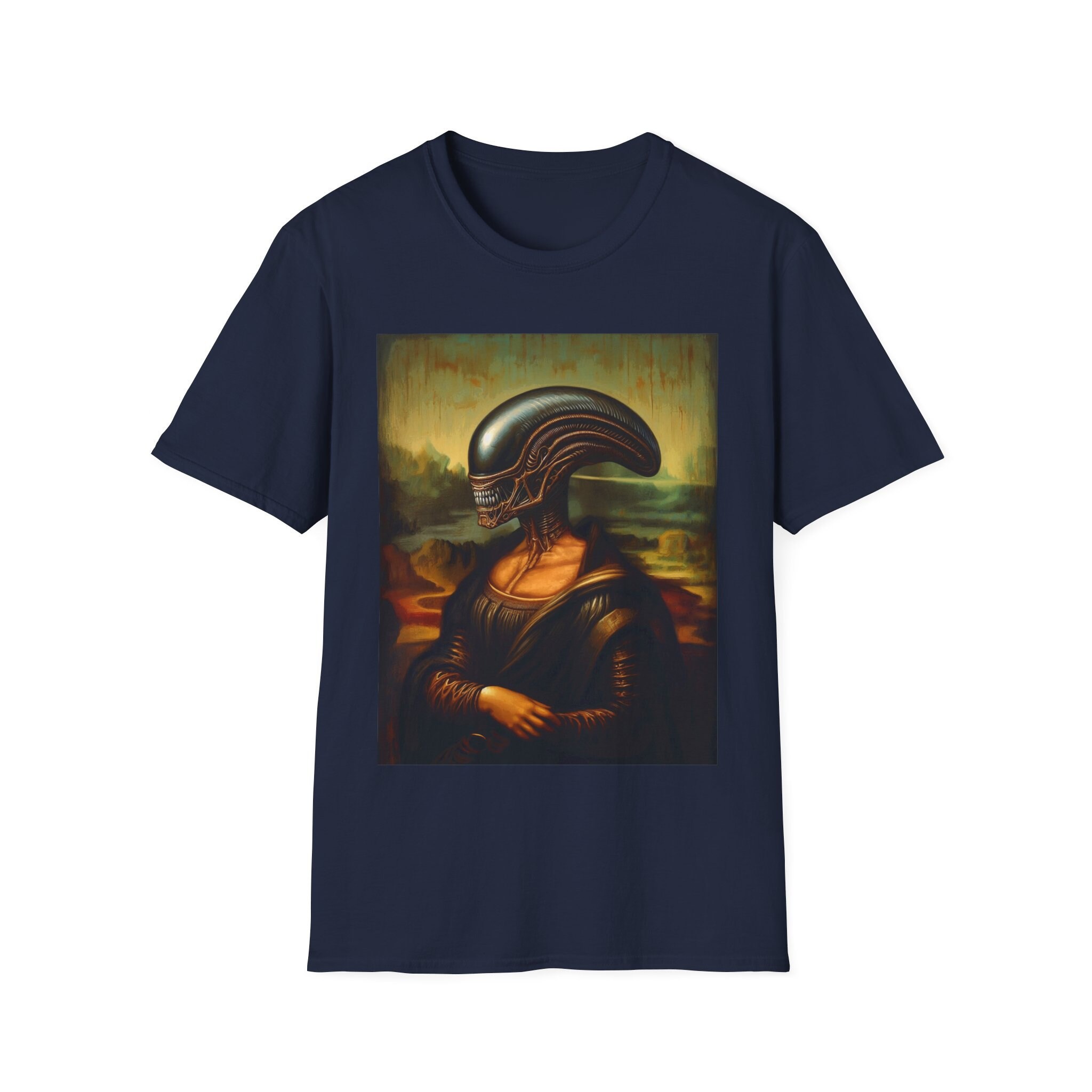 激レア ALIEN × Mona Lisa Tシャツ パロディ｜トップス