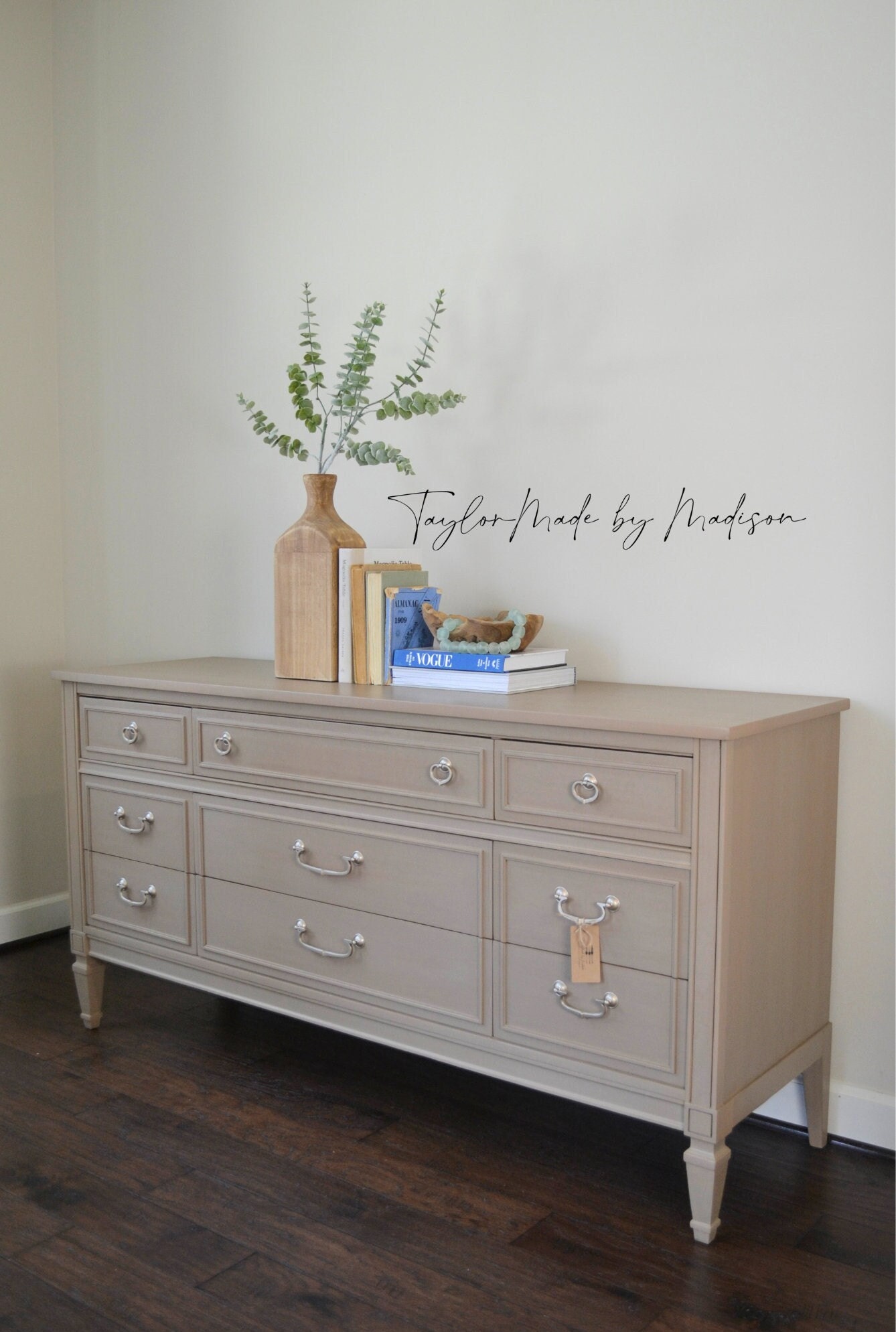 NEW Vintage 9 Drawer Lowboy Bedroom Dresser / Traditional / Etsy