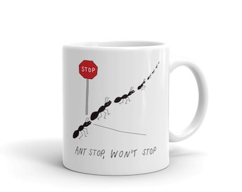 White glossy mug