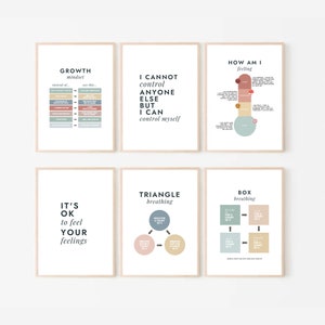 30 Calm Down Corner Posters Sign Kit Calming Decor Print Educational ...