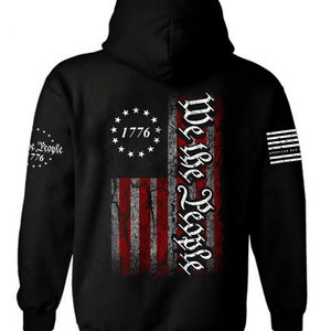 We The People 1776 American Flag Hoodie |  We The People | 1776 independence day | Unisex Hoodie | 1776 Flag | USA Patriotic Flag