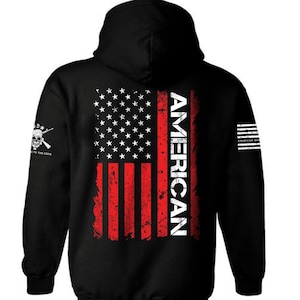 American Flag Hoodie | American | USA Flag Hoodie | Patriotic American Flag Hoodie | Patriotic Hoodie | Unisex Hoodie