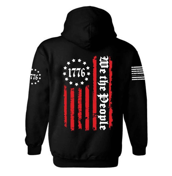 We The People Hoodie | 1776 American Flag Patriotic Apparel