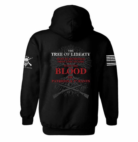 Tree of Liberty Hoodie | Patriotic Graphic Unisex Sweatshirt
