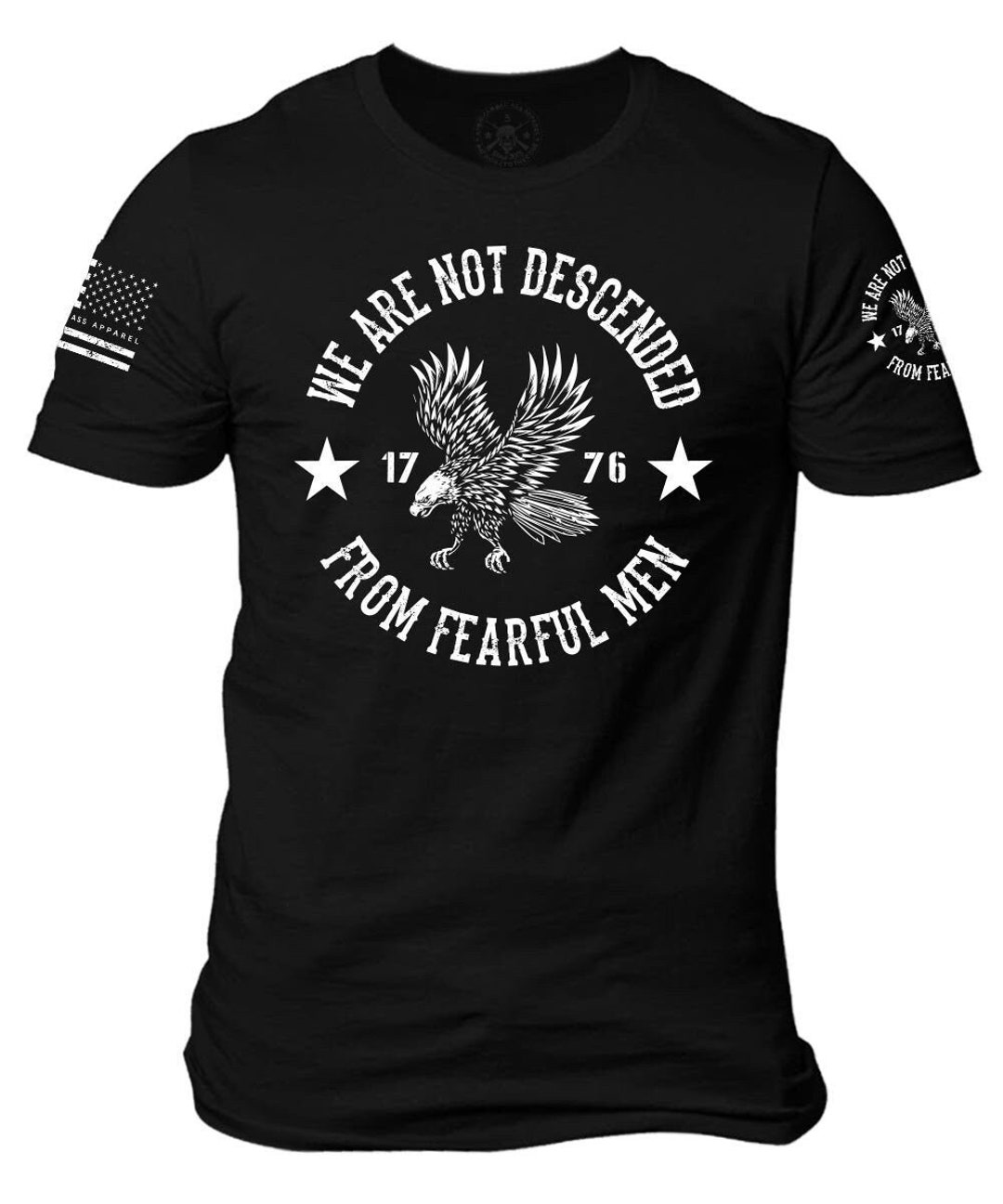 We Are Not Descended From Fearful Men T-shirt Since 1776 - Etsy