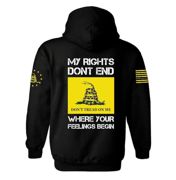Don't Tread On Me Hoodie | Gadsden Flag, Patriotic Apparel