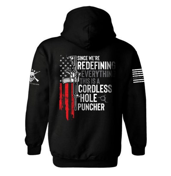 American Flag Gun Rights Hoodie | Patriotic 2nd Amendment Unisex Sweatshirt