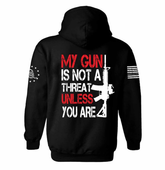 2nd Amendment Pro Gun Hoodie | USA Flag Graphic
