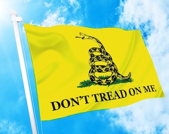 Don't Tread On Me Flag | Gadsden Flag, USA, Rally Banner (3' x 5')