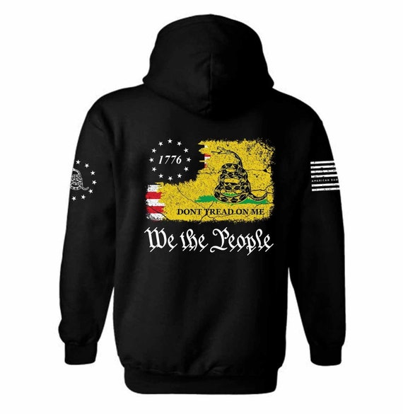 Don't Tread On Me Hoodie | We The People USA Flag, Patriotic Unisex