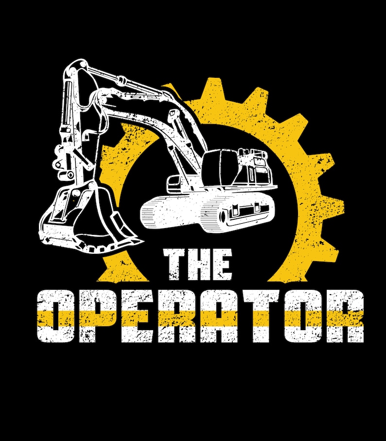 Heavy Equipment Operator Patriotic Shirt Heavy Equipment Etsy